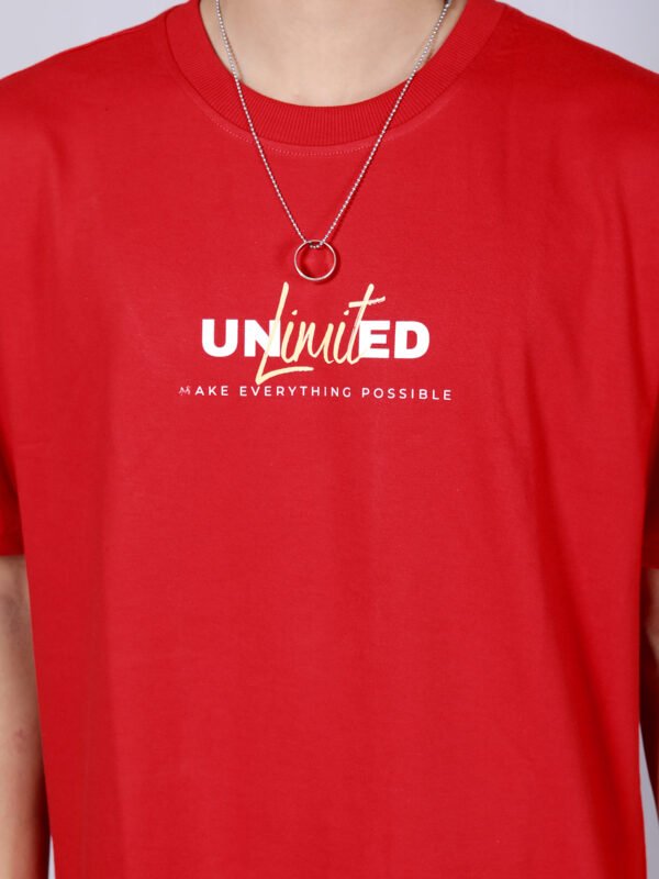 I M Possible - Premium Red oversize T-shirt - Image 4