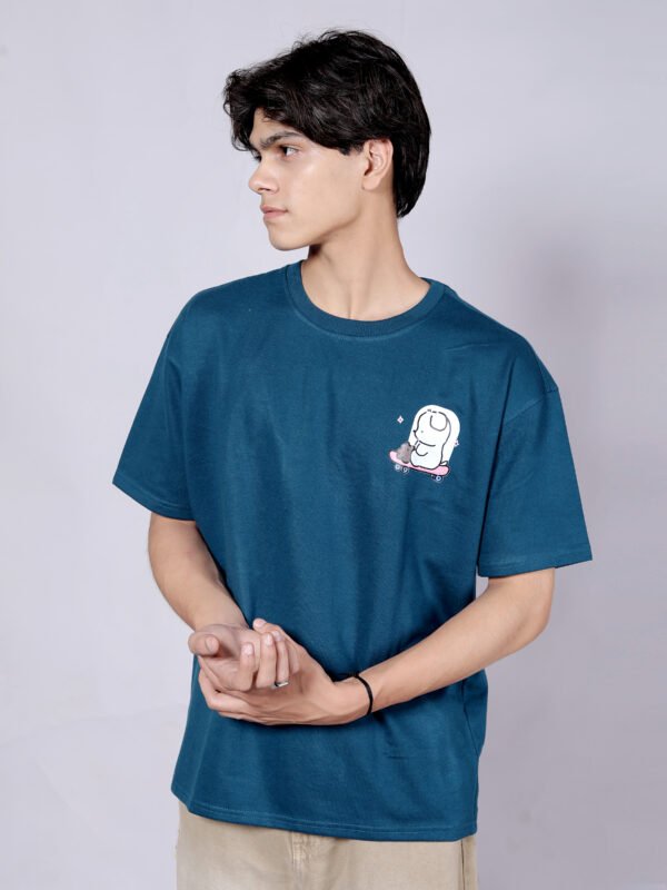 Teddy Love - Premium Airforce oversize T-shirt - Image 2