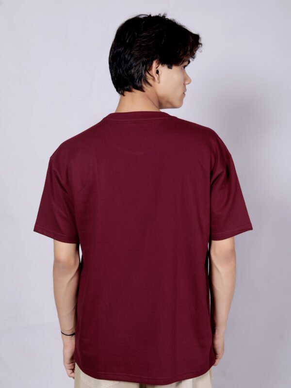 Blooming - Premium Old wine oversize T-shirt - Image 4