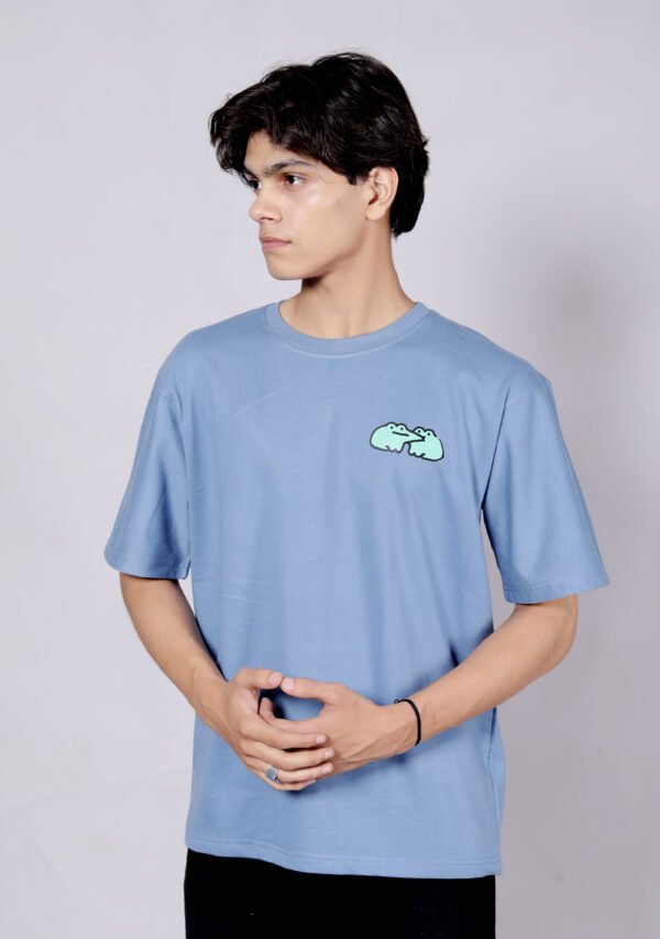 Annoying love - Premium M.Grey oversize T-shirt - Image 5