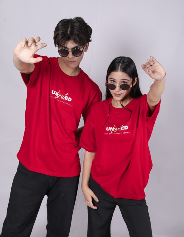I M Possible - Premium Red oversize T-shirt - Image 2
