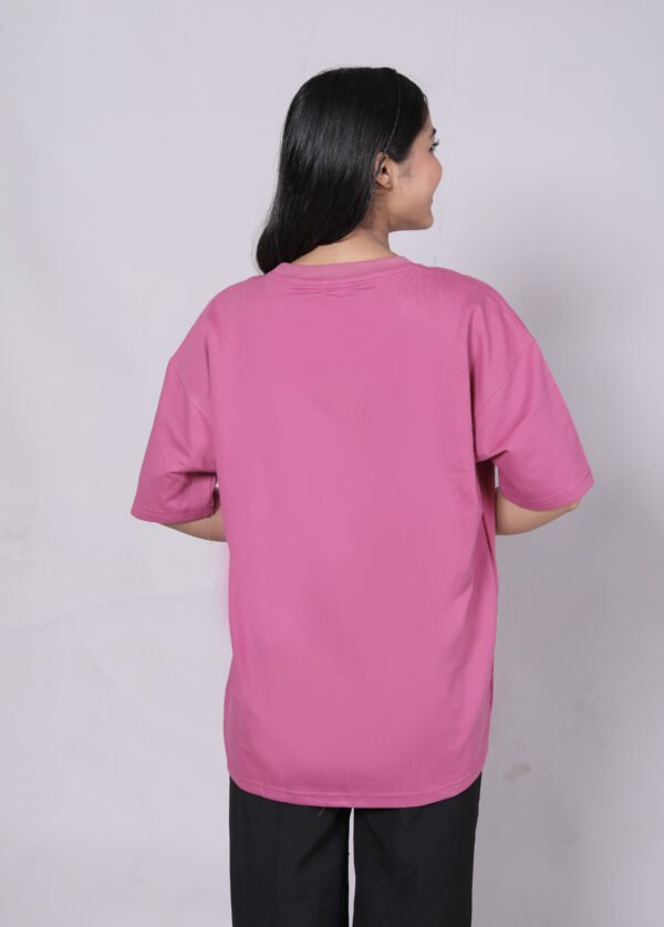 Silly Goose - Premium onion pink oversize T-shirt - Image 5