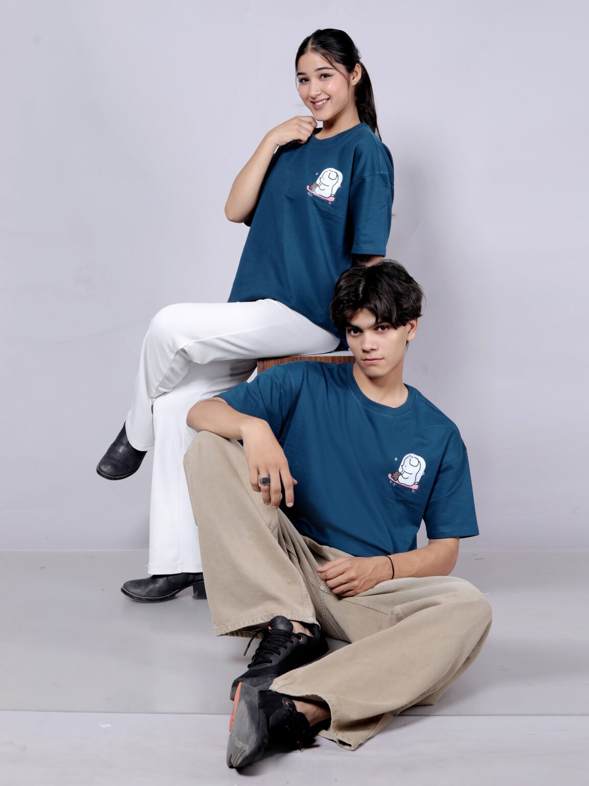 Teddy Love - Premium Airforce oversize T-shirt