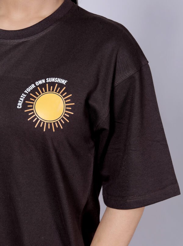 Sunshine - Premium hot chocolate oversize T-shirt - Image 2