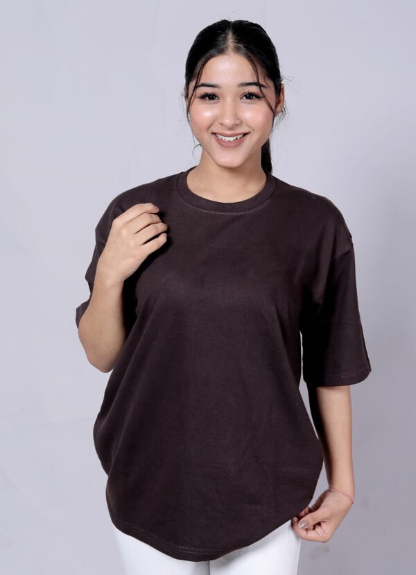Hot chocolate Premium 220 GSM oversize T-shirt - Image 2