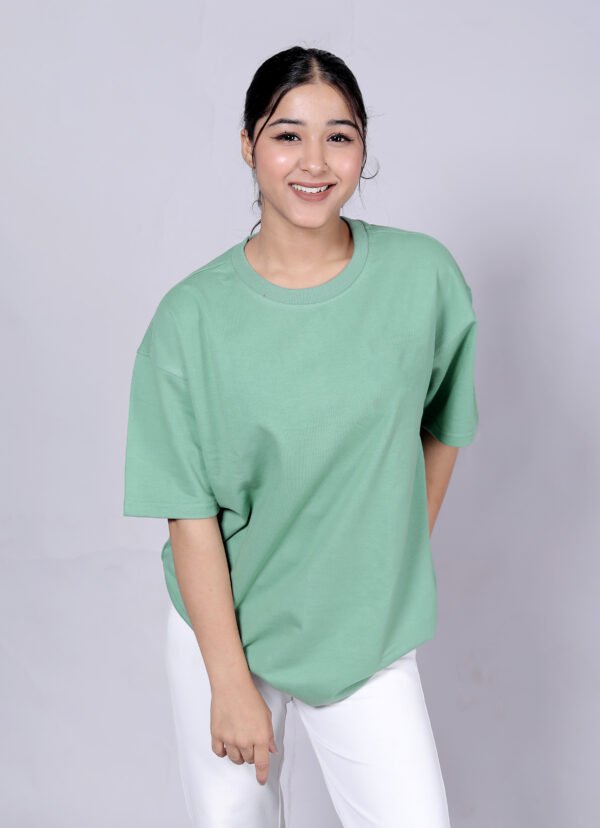 Dry fruit pistha Premium 220 GSM oversize T-shirt - Image 3
