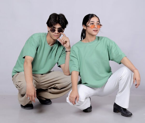 Dry fruit pistha Premium 220 GSM oversize T-shirt - Image 5
