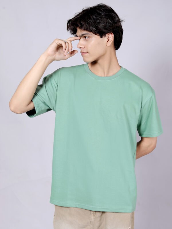 Dry fruit pistha Premium 220 GSM oversize T-shirt - Image 2