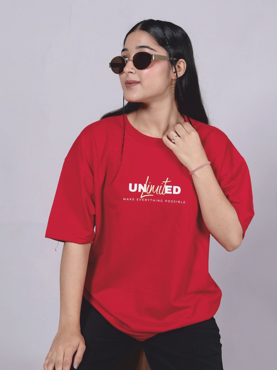I M Possible - Premium Red oversize T-shirt